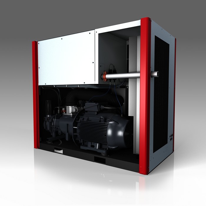 FM 90 to 132kW air compressors internal image